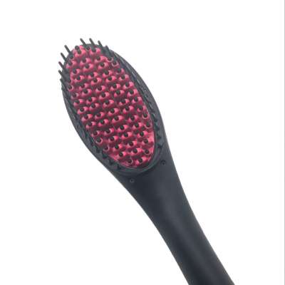 Colorful Detangle Heating Control Ionic Care Styling Electric Straightening Hair Brush